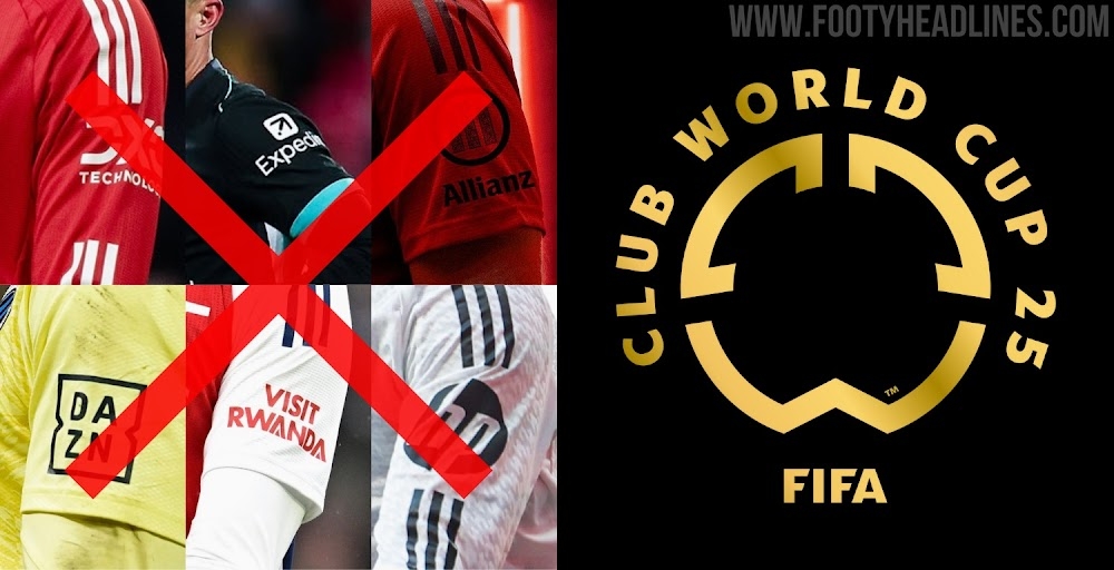  FIFA不允許世俱杯球隊有袖標贊助，需貼上世俱杯徽標