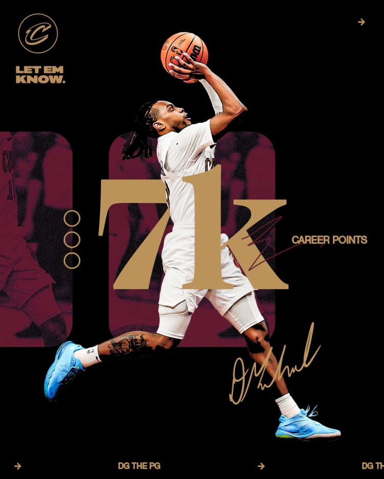  未來可期！加蘭騎士生涯得分達到7000分 隊史第11位！