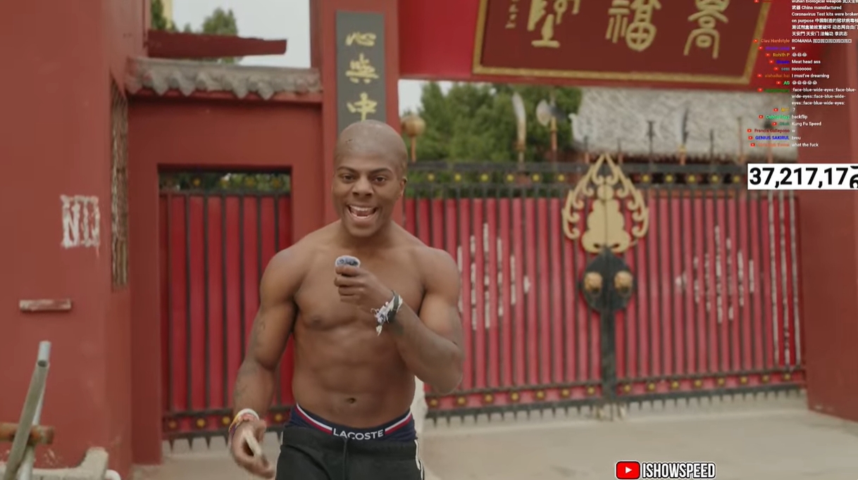  光頭造型！Speed中國行來到鄭州少林寺，上香拜佛學(xué)功夫